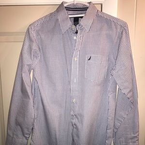 Nautica Boys Size 16 Regular Long Sleeve Shirt
